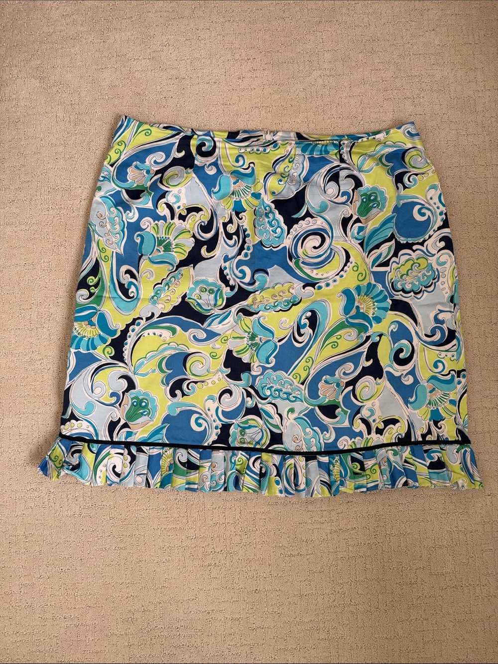 Pucci Print Paisley Skirt